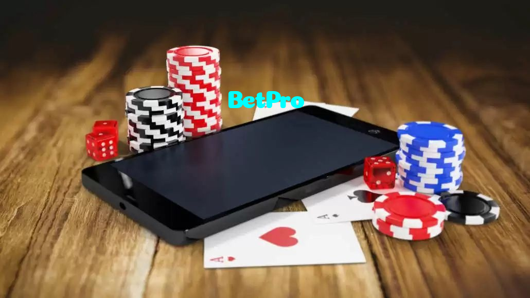 BetPro casino presented on mobile device in Pakistan with slots and live games
